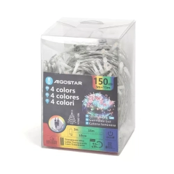 Niskonapięciowe lampki choinkowe sznur 150 led Multikolor, 15m+3